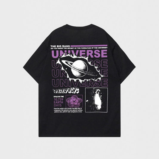 Cross-border foreign trade The Secret of the Big Bang Men's T-shirt Summer Cotton Breathable Loose Clothes Hip-hop Street T-shirt