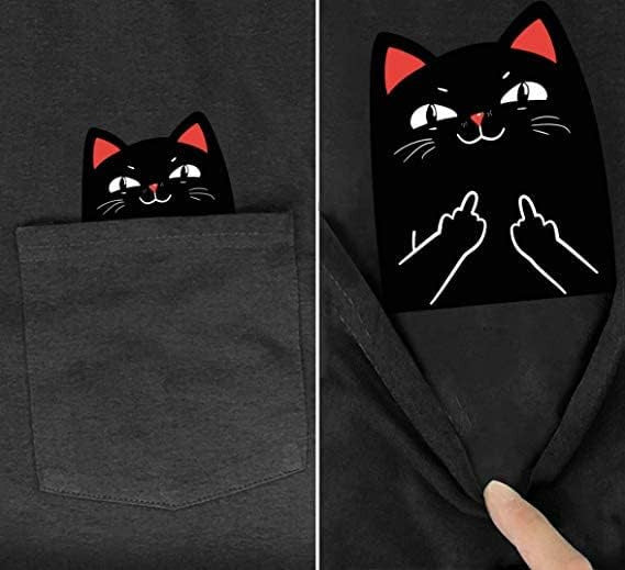 Amazon 2D printed short sleeve pocket T-shirt unisex Shar Pei entertainment series wish one piece