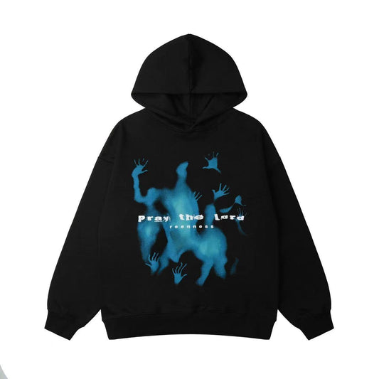 European and American street loose couple jacket men 2025 autumn cross-border foreign trade leisure trend ins hooded sweatshirt