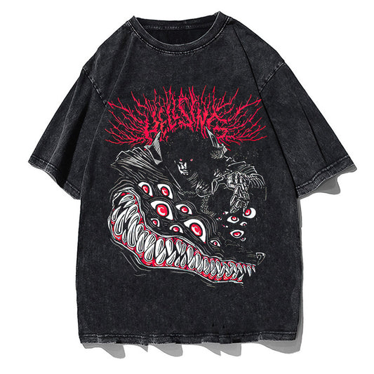 Summer Fashion T-shirts Men Hip Hop Streetwear Printed Harajuku Cotton Casual T-shirts Short Sleeve Tops T-shirts
