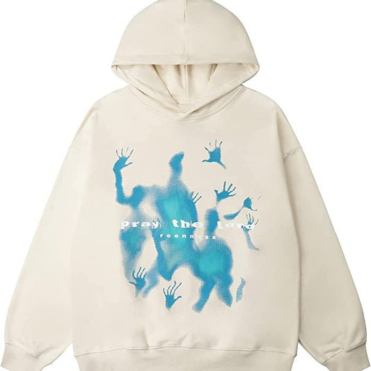 European and American street loose couple jacket men 2025 autumn cross-border foreign trade leisure trend ins hooded sweatshirt