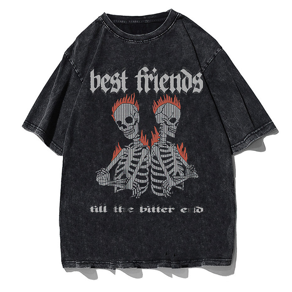 Summer Fashion T-shirts Men Hip Hop Streetwear Printed Harajuku Cotton Casual T-shirts Short Sleeve Tops T-shirts