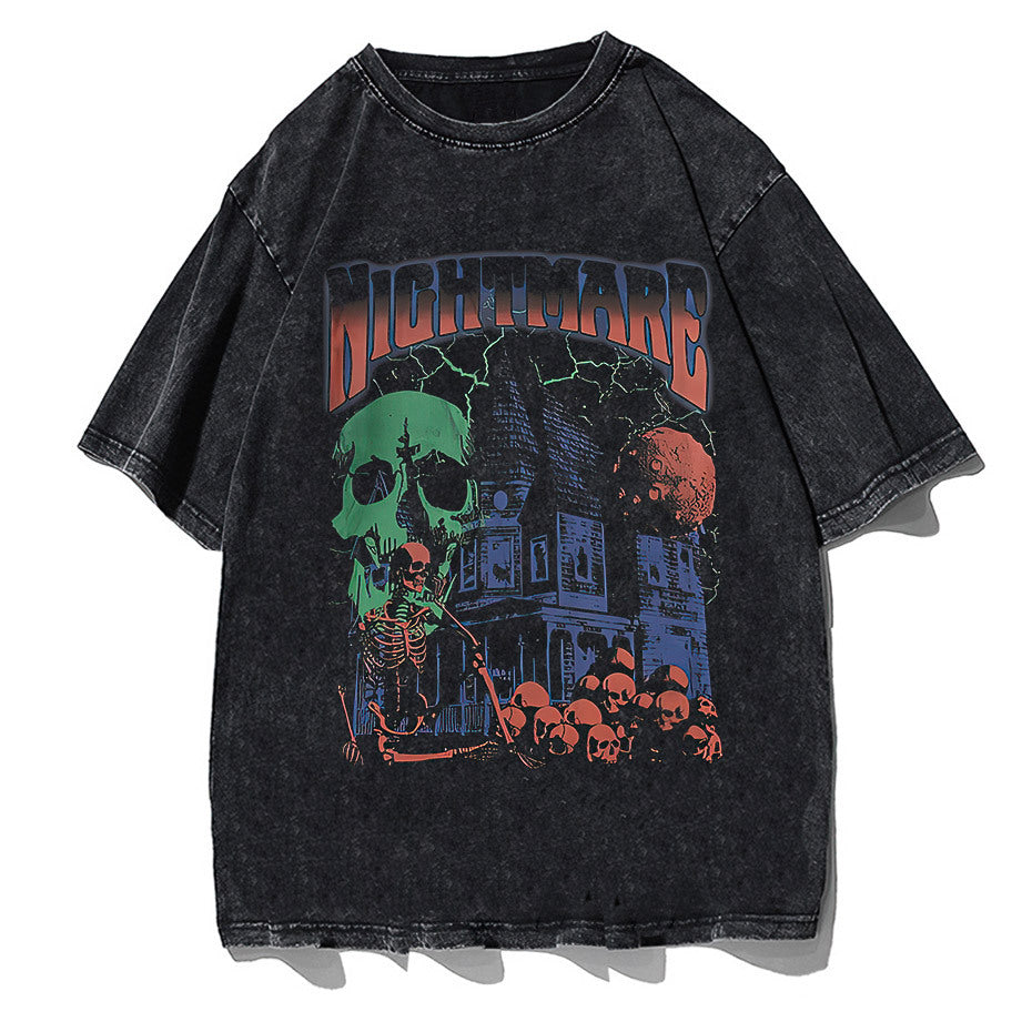 Summer Fashion T-shirts Men Hip Hop Streetwear Printed Harajuku Cotton Casual T-shirts Short Sleeve Tops T-shirts