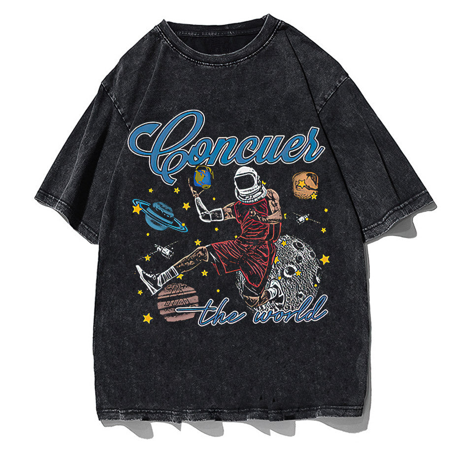 Summer Fashion T-shirts Men Hip Hop Streetwear Printed Harajuku Cotton Casual T-shirts Short Sleeve Tops T-shirts