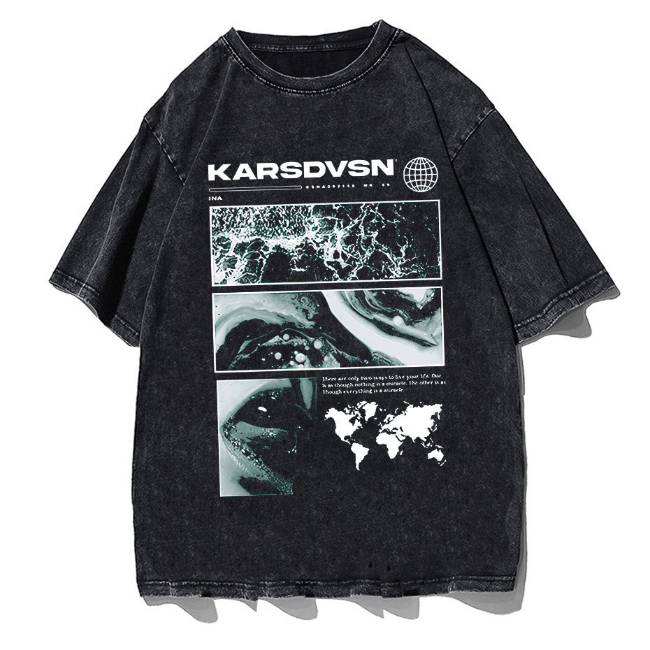 Summer Fashion T-shirts Men Hip Hop Streetwear Printed Harajuku Cotton Casual T-shirts Short Sleeve Tops T-shirts